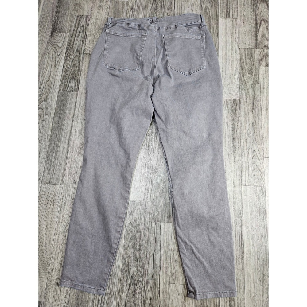 Cosmic Blue Love Cargo Pants Jeans Womens 28P Petite Grey Skinny Utility - Picture 2 of 10